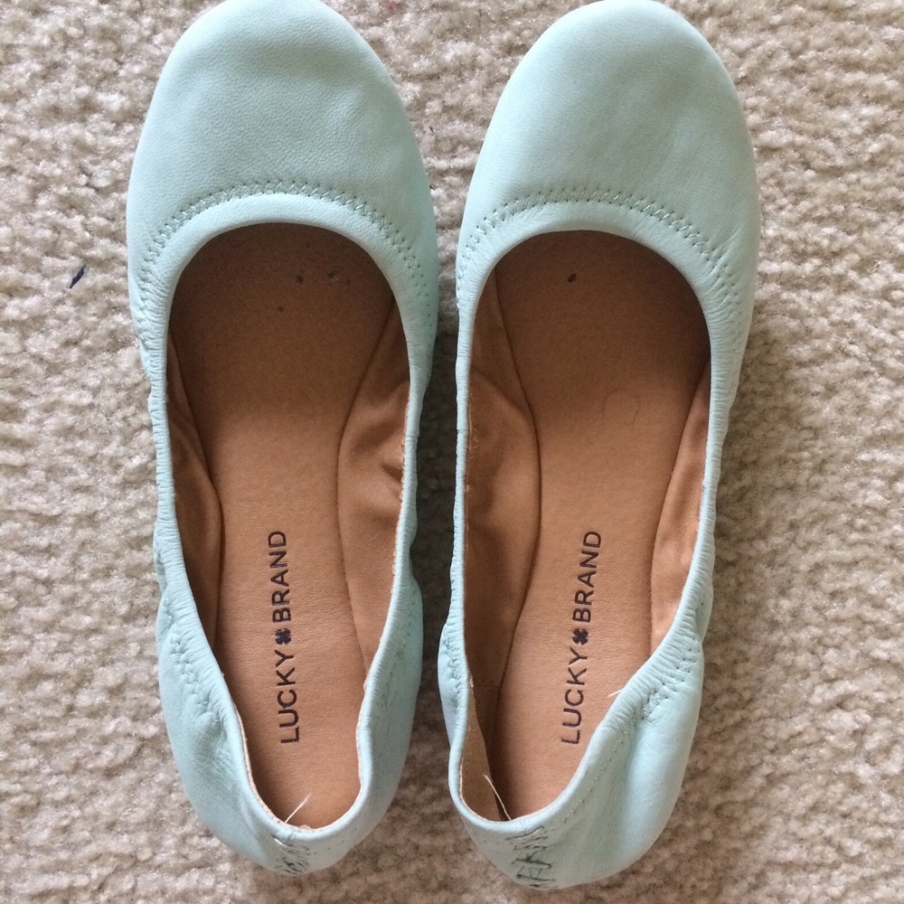 Lucky Brand Flats - Mint (Size 7)